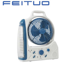 Ventilador, ventilador recargable, luz de emergencia, LED ventilador